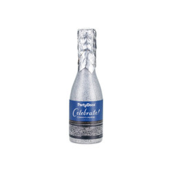 Champagne Confetti Cannon, Silver, 20.5cm Champagne Confetti Cannon, Silver, 20.5cm