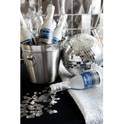 Champagne Confetti Cannon, Silver, 20.5cm Champagne Confetti Cannon, Silver, 20.5cm