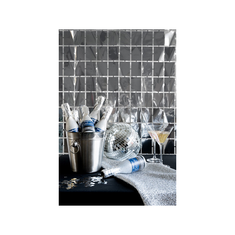 Champagne Confetti Cannon, Silver, 20.5cm Champagne Confetti Cannon, Silver, 20.5cm