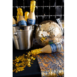 Champagne Confetti Cannon, Gold, 20.5cm Champagne Confetti Cannon, Gold, 20.5cm