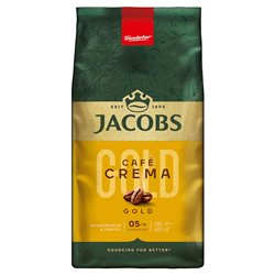 1 Kg. Jacobs Café Crema Gold Hele Kaffebønner – En Fyldig og Harmonisk Kaffeoplevelse