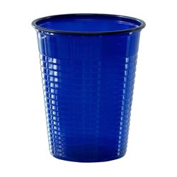 100 stk Plastbæger - blå 210 ml. 100 stk Plastbæger - blå 210 ml.
