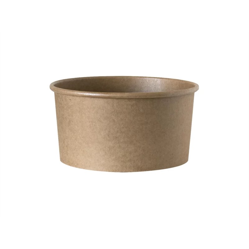 50 stk. Brune Kraft skåle - 1000ml Take-Away Beholdere til Salater, Supper og Varme/Kolde Retter 50 stk. Brune Kraft skåle - 1000ml Take-Away Beholdere til Salater, Supper og Varme/Kolde Retter