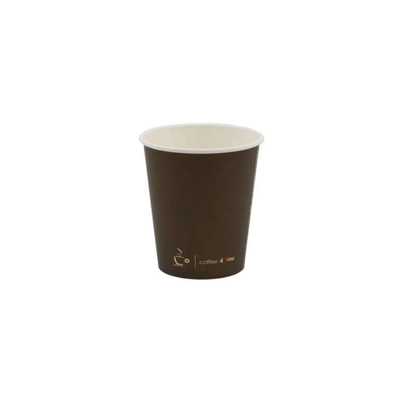 100 stk. Kaffebægre kraftig brun pap 250ml – Stilrent design til varme drikke to-go 100 stk. Kaffebægre kraftig brun pap 250ml – Stilrent design til varme drikke to-go