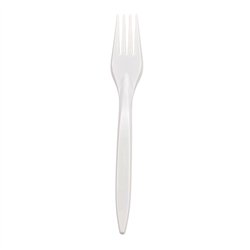 100 stk. Plastgaffel hvid genbrugelig – Elegant bestik til bryllup & grillfest, maskinopvask 125 gange 100 stk. Plastgaffel hvid genbrugelig – Elegant bestik til bryllup & grillfest, maskinopvask 125 gange
