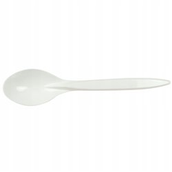 100 stk. Genbrugelige teskeer hvid PS-plast – Elegant bestik til bryllup & fest, opvask 125 gange 100 stk. Genbrugelige teskeer hvid PS-plast – Elegant bestik til bryllup & fest, opvask 125 gange