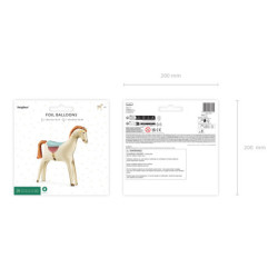 Foil Balloon Horse, 86.5x73 cm, mix Foil Balloon Horse, 86.5x73 cm, mix
