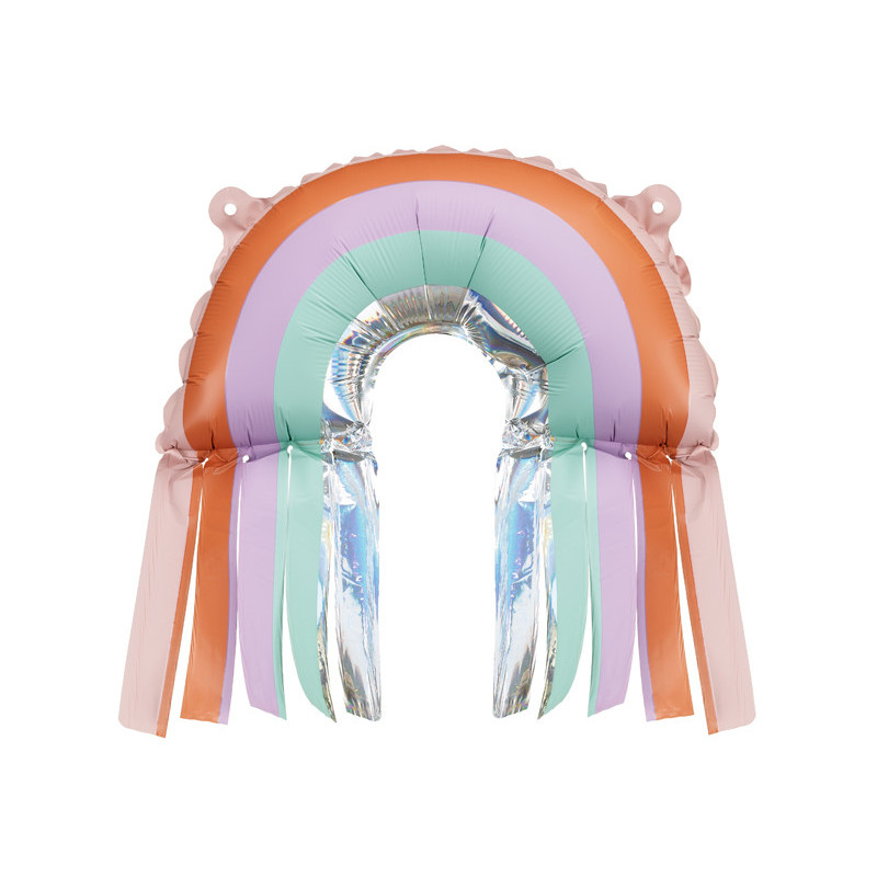 Foil Balloons Rainbow with Fringes, 38x41 cm, mix (1 pkt / 3 pc.) Foil Balloons Rainbow with Fringes, 38x41 cm, mix (1 pkt / 3 pc.)
