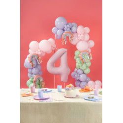 Foil Balloons Rainbow with Fringes, 38x41 cm, mix (1 pkt / 3 pc.) Foil Balloons Rainbow with Fringes, 38x41 cm, mix (1 pkt / 3 pc.)
