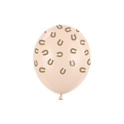 Balloons 30 cm, Horseshoes, Pastel Alabaster (1 pkt / 6 pc.) Balloons 30 cm, Horseshoes, Pastel Alabaster (1 pkt / 6 pc.)