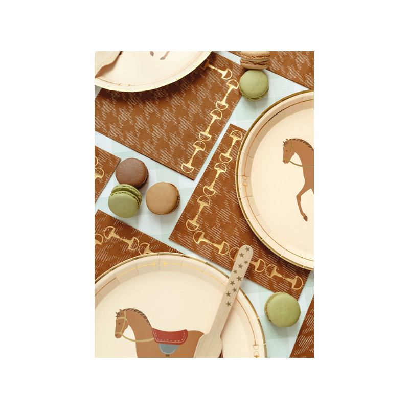 Napkins Stirrups, mix, 33x33 cm (1 pkt / 12 pc.) Napkins Stirrups, mix, 33x33 cm (1 pkt / 12 pc.)