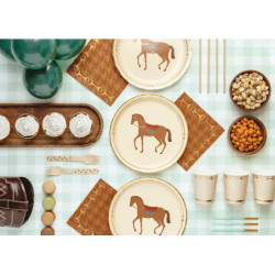 Plates Horse, mix, 23 cm (1 pkt / 6 pc.) Plates Horse, mix, 23 cm (1 pkt / 6 pc.)
