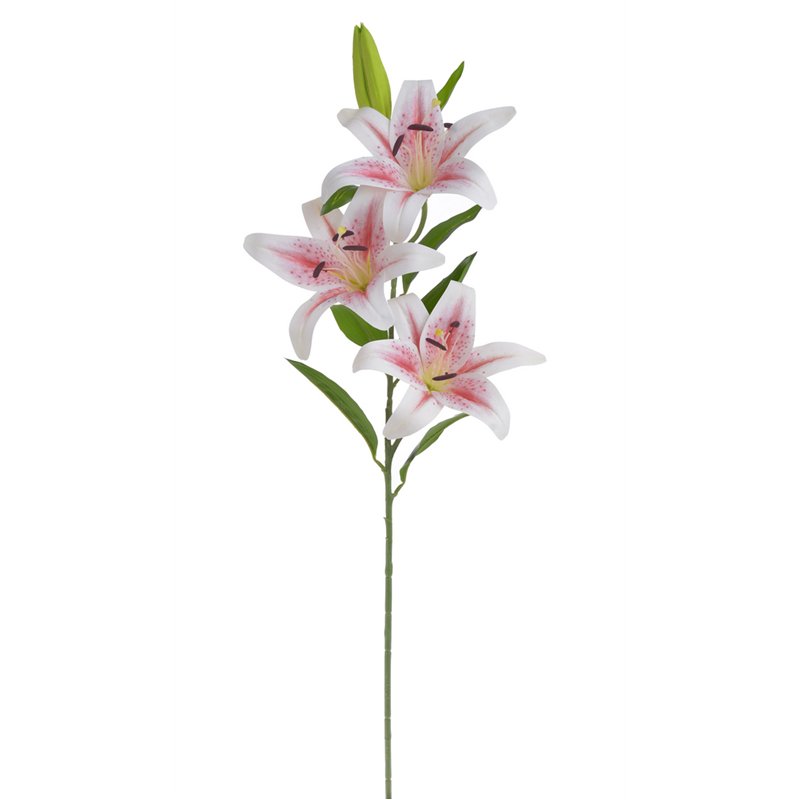 1 stk. Lilje Lys Pink på lang stilk. Imponerende kunstig dekoration 108 cm. 1 stk. Lilje Lys Pink på lang stilk. Imponerende kunstig dekoration 108 cm.