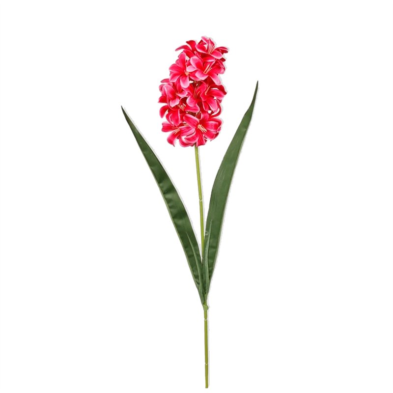 1 stk. Kunstig Hyacint 'Instinkt', Rosa/Rød – Forårsfrisk Elegance 49 cm