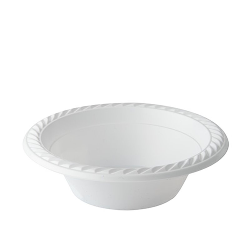 100 stk Dekorative Genbrugelige Dybe Tallerkner hvide 300 ml 100 stk Dekorative Genbrugelige Dybe Tallerkner hvide 300 ml