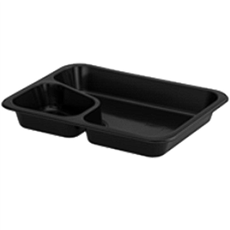 50 stk Gourmet bakker 2-rums - Sort 227x178x30 - 850 ml 50 stk Gourmet bakker 2-rums - Sort 227x178x30 - 850 ml