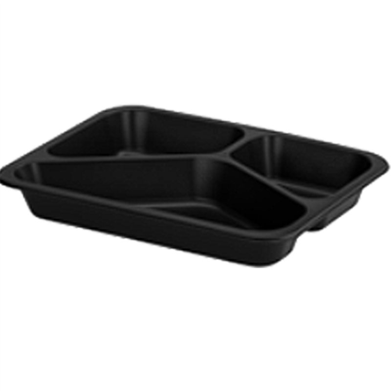 50 stk Gourmet bakker 3-rums - Sort 227x178x30 - 8 0 ml 