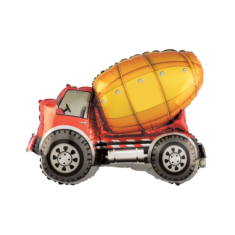 1 stk. Betonblander Folieballon 82x68,5 cm – Farverig Festdekoration til Børnefødselsdag 1 stk. Betonblander Folieballon 82x68,5 cm – Farverig Festdekoration til Børnefødselsdag