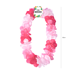 Pink Hawaii Halskæde – Festlig Blomsterkrans i Lei-Stil 105-115 cm Pink Hawaii Halskæde – Festlig Blomsterkrans i Lei-Stil 105-115 cm