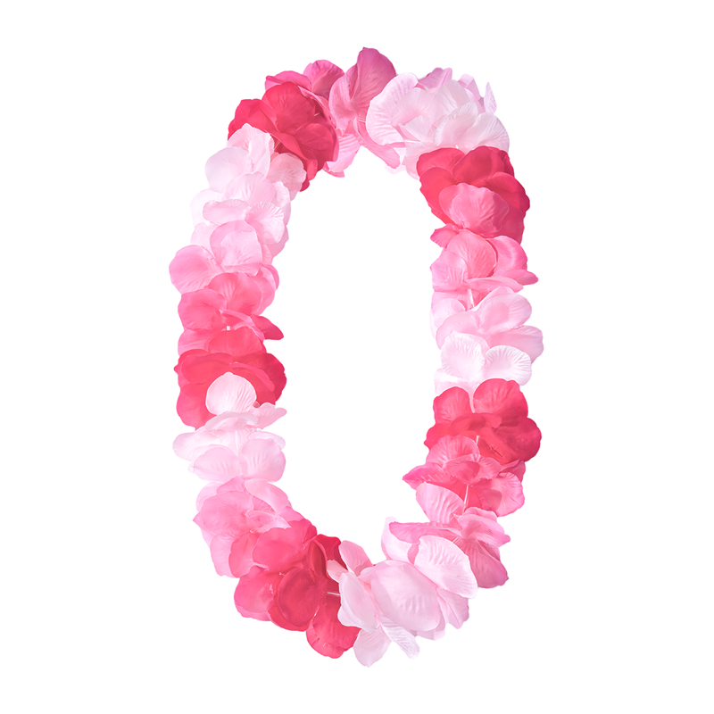 Pink Hawaii Halskæde – Festlig Blomsterkrans i Lei-Stil 105-115 cm Pink Hawaii Halskæde – Festlig Blomsterkrans i Lei-Stil 105-115 cm