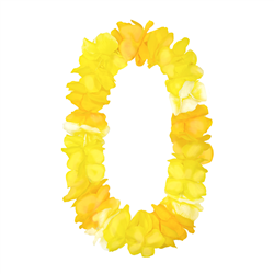 Gul Hawaii Halskæde – Festlig Blomsterkrans i Lei-Stil 105-115 cm Gul Hawaii Halskæde – Festlig Blomsterkrans i Lei-Stil 105-115 cm