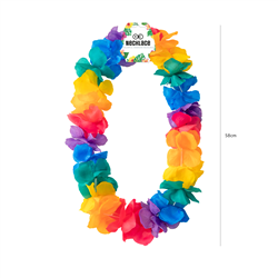 Mix Hawaii Halskæde – Festlig Blomsterkrans i Lei-Stil 105-115 cm Mix Hawaii Halskæde – Festlig Blomsterkrans i Lei-Stil 105-115 cm