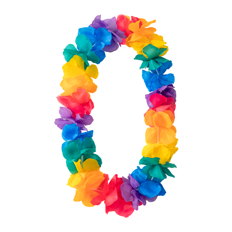 Mix Hawaii Halskæde – Festlig Blomsterkrans i Lei-Stil 105-115 cm Mix Hawaii Halskæde – Festlig Blomsterkrans i Lei-Stil 105-115 cm