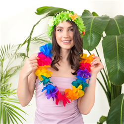 1 stk. Lysegrøn Hawaii Pandebånd – Elastisk Blomsterkrans til Fest & Farver 1 stk. Lysegrøn Hawaii Pandebånd – Elastisk Blomsterkrans til Fest & Farver