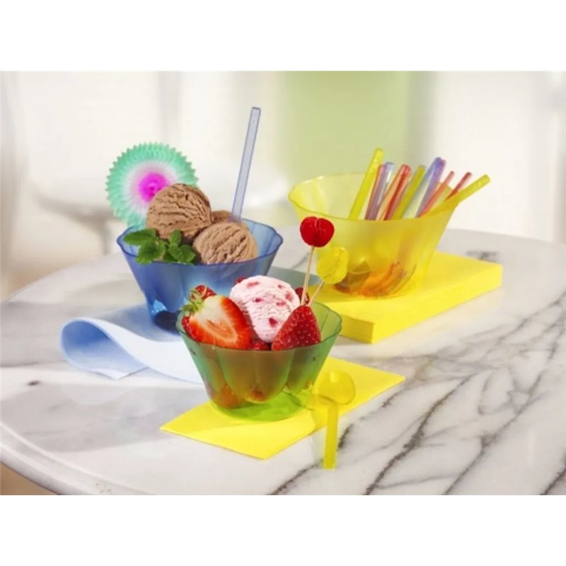 54 stk. Lyserøde Is- & Dessertbægre "Royal" – 400ml Polystyren (PS), Ø12cm 54 stk. Lyserøde Is- & Dessertbægre "Royal" – 400ml Polystyren (PS), Ø12cm