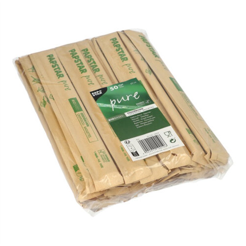 100 Sæt Bambus Spisepinde (21cm) – Restaurant-stil, Individuelt Indpakket 100 Sæt Bambus Spisepinde (21cm) – Restaurant-stil, Individuelt Indpakket