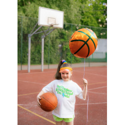 Foil Balloon Basketball, 35x35 cm, mix. Foil Balloon Basketball, 35x35 cm, mix.