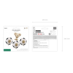 Foil Balloons for Garlands Trophy with Balls, 33x33 cm and 34 cm, mix (1 pkt / 4 pc.) Foil Balloons for Garlands Trophy with Balls, 33x33 cm and 34 cm, mix (1 pkt / 4 pc.)