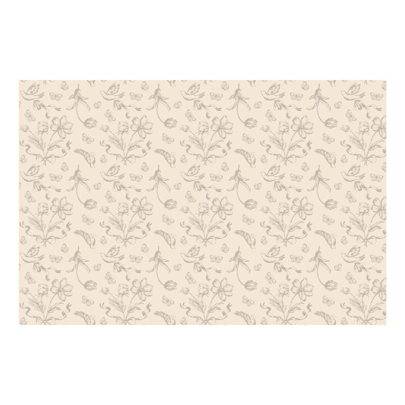 Tablecloth Beige Flowers, 180x120 cm Tablecloth Beige Flowers, 180x120 cm