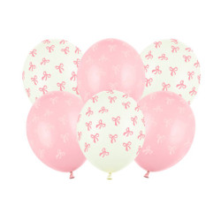 Balloons 30 cm, Bows, mix (1 pkt / 6 pc.) Balloons 30 cm, Bows, mix (1 pkt / 6 pc.)