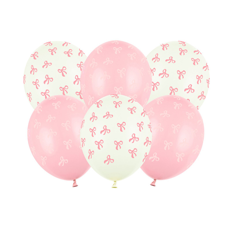 Balloons 30 cm, Bows, mix (1 pkt / 6 pc.) Balloons 30 cm, Bows, mix (1 pkt / 6 pc.)