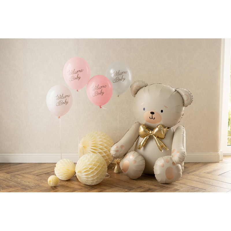 Balloons 30 cm, Welcome Baby, pink mix (1 pkt / 6 pc.) Balloons 30 cm, Welcome Baby, pink mix (1 pkt / 6 pc.)