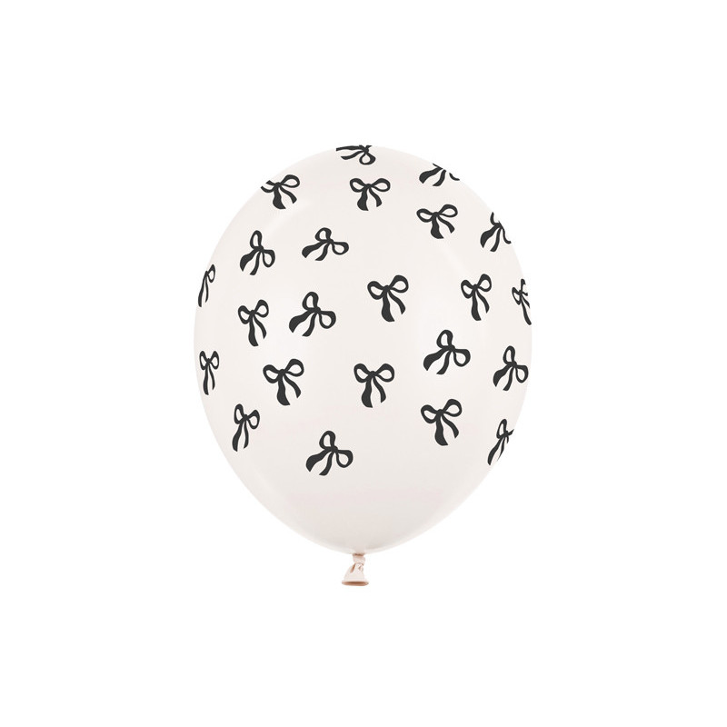 Balloons 30 cm, Bows, Pastel Off-white (1 pkt / 6 pc.) Balloons 30 cm, Bows, Pastel Off-white (1 pkt / 6 pc.)