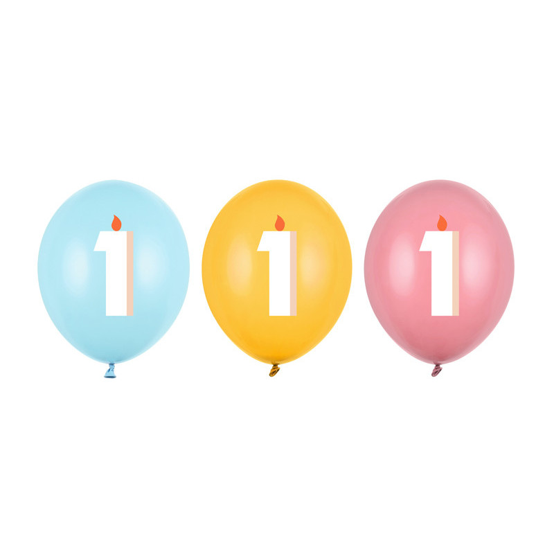 Balloons 30 cm, 1, mix (1 pkt / 50 pc.) Balloons 30 cm, 1, mix (1 pkt / 50 pc.)