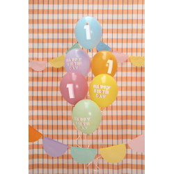 Balloons 30 cm, 1, mix (1 pkt / 6 pc.) Balloons 30 cm, 1, mix (1 pkt / 6 pc.)