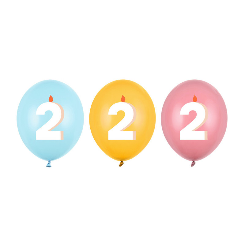 Balloons 30 cm, 2, mix (1 pkt / 50 pc.) Balloons 30 cm, 2, mix (1 pkt / 50 pc.)
