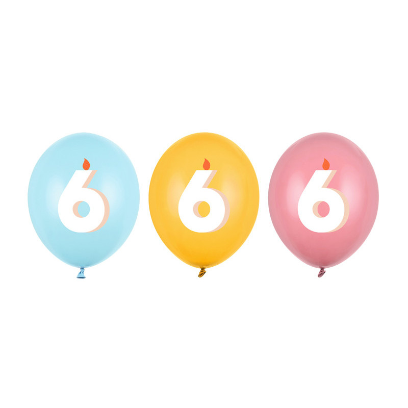 Balloons 30 cm, 6, mix (1 pkt / 50 pc.) Balloons 30 cm, 6, mix (1 pkt / 50 pc.)