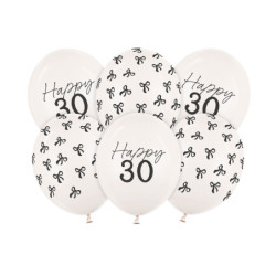 Balloons 30 cm, 30, Pastel Off-white (1 pkt / 6 pc.) Balloons 30 cm, 30, Pastel Off-white (1 pkt / 6 pc.)