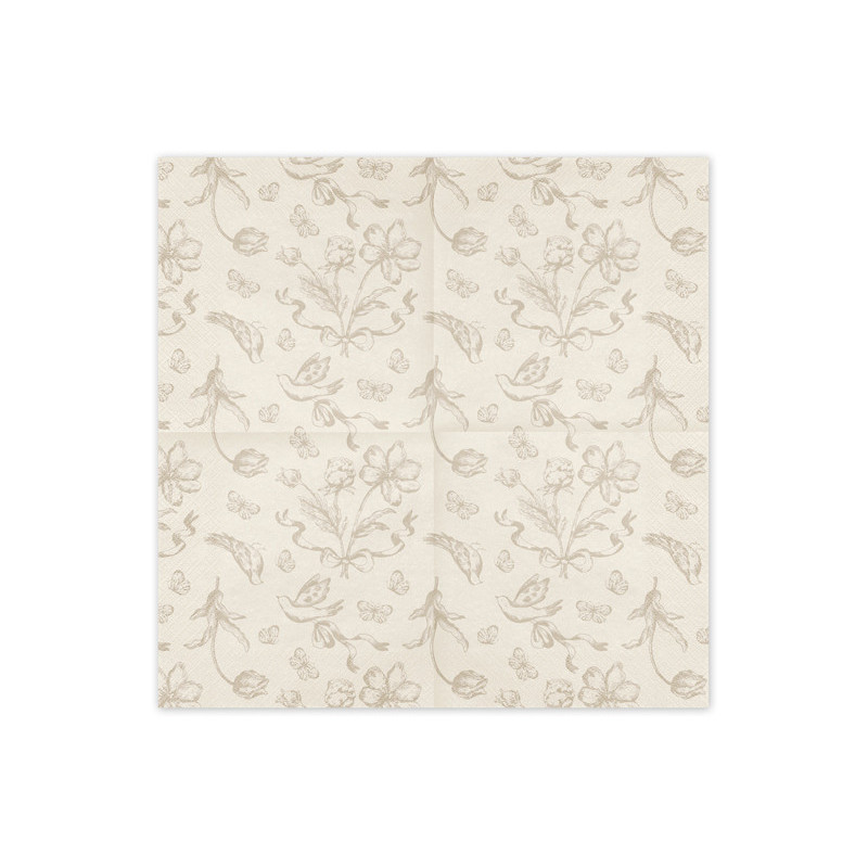 Napkins Flowers, 33x33, mix (1 pkt / 12 pc.) Napkins Flowers, 33x33, mix (1 pkt / 12 pc.)