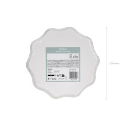 Plates Flowers, 20 cm, mix (1 pkt / 6 pc.) Plates Flowers, 20 cm, mix (1 pkt / 6 pc.)