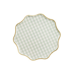 Plates Checkered, 23 cm, mix (1 pkt / 6 pc.) Plates Checkered, 23 cm, mix (1 pkt / 6 pc.)