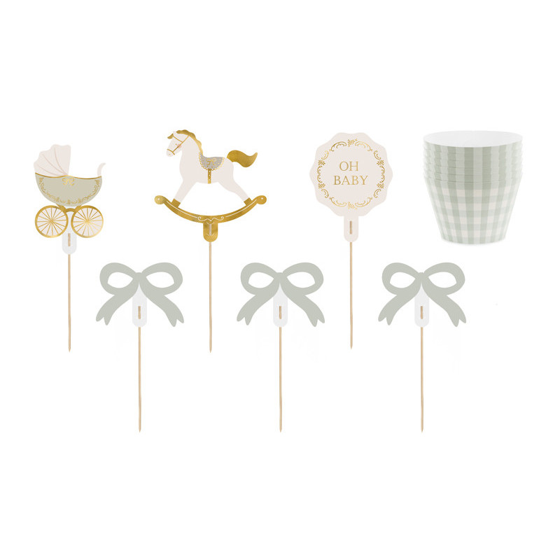 Muffin Set Oh Baby, mix (1 pkt / 6 pc.) Muffin Set Oh Baby, mix (1 pkt / 6 pc.)