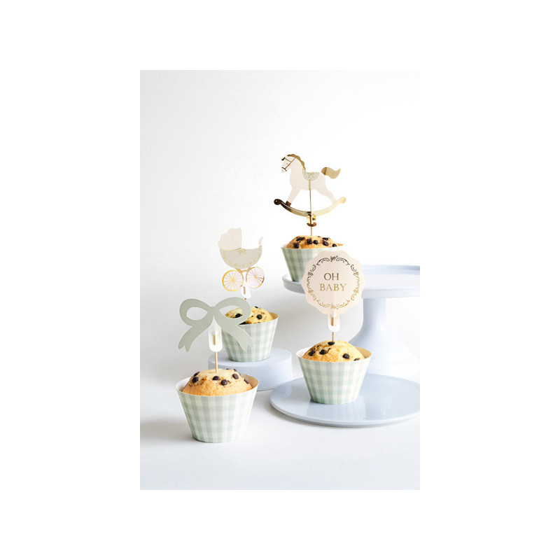 Muffin Set Oh Baby, mix (1 pkt / 6 pc.) Muffin Set Oh Baby, mix (1 pkt / 6 pc.)