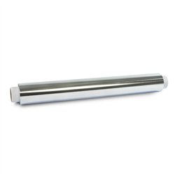 Stanniol Alufolie Sølv 44 cm x 100 m - Robust & Fleksibel til Køkken & Buffet Stanniol Alufolie Sølv 44 cm x 100 m - Robust & Fleksibel til Køkken & Buffet