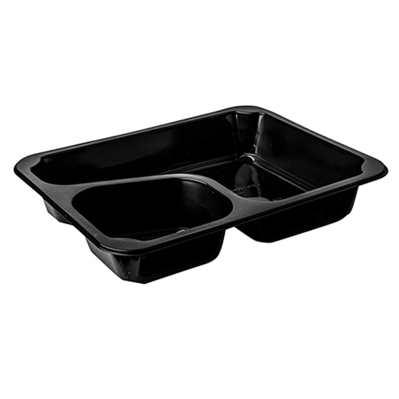 50 stk Gourmet bakker 2-rums - Sort 227x178x40 - 1150 ml 50 stk Gourmet bakker 2-rums - Sort 227x178x40 - 1150 ml