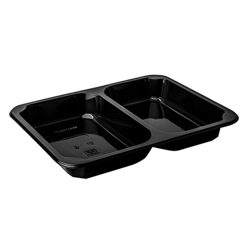 50 stk Gourmet bakker 2-delt - Sort 227x178x30 - 850 ml 50 stk Gourmet bakker 2-delt - Sort 227x178x30 - 850 ml